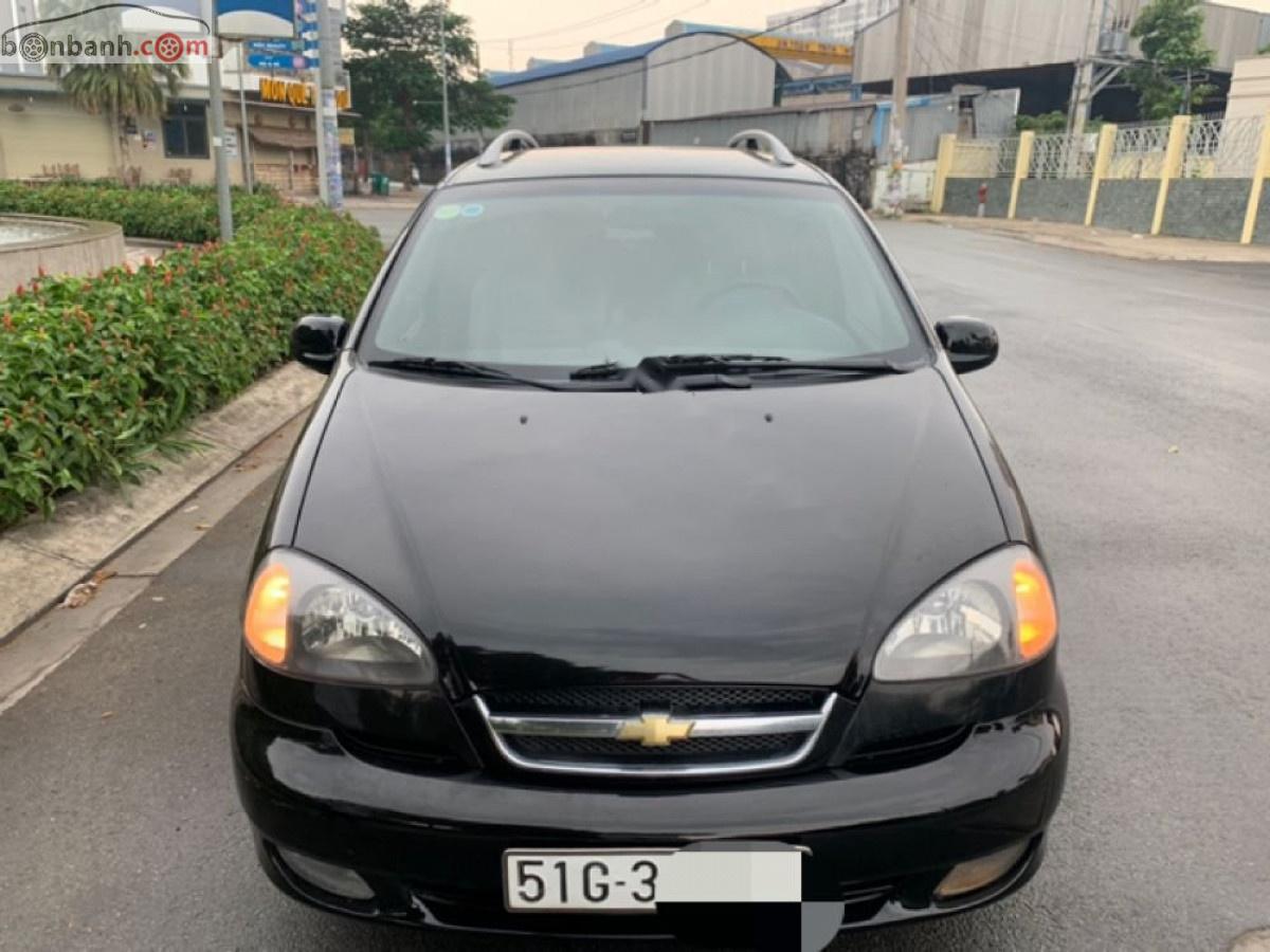 Chevrolet Vivant   2008 - Bán Chevrolet Vivant CDX-MT đời 2008, màu đen, số sàn 