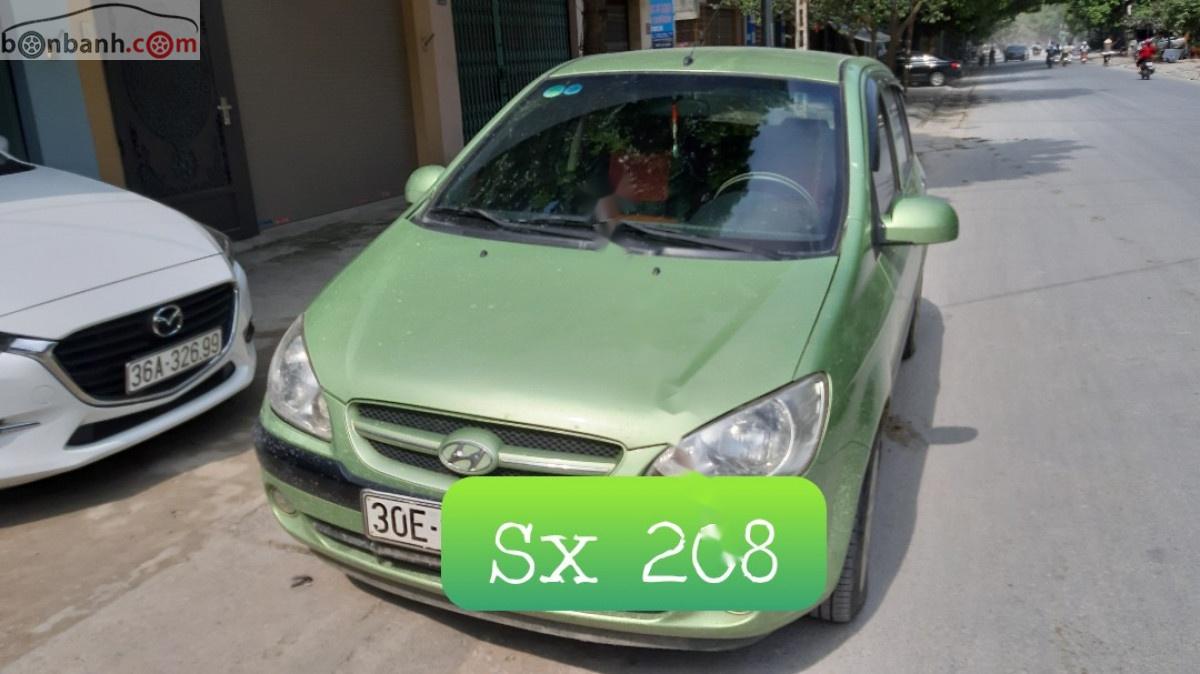 Hyundai Getz 1.1 MT 2008 - Cần bán xe Hyundai Getz 1.1 MT sản xuất 2008, màu xanh lam, nhập khẩu  