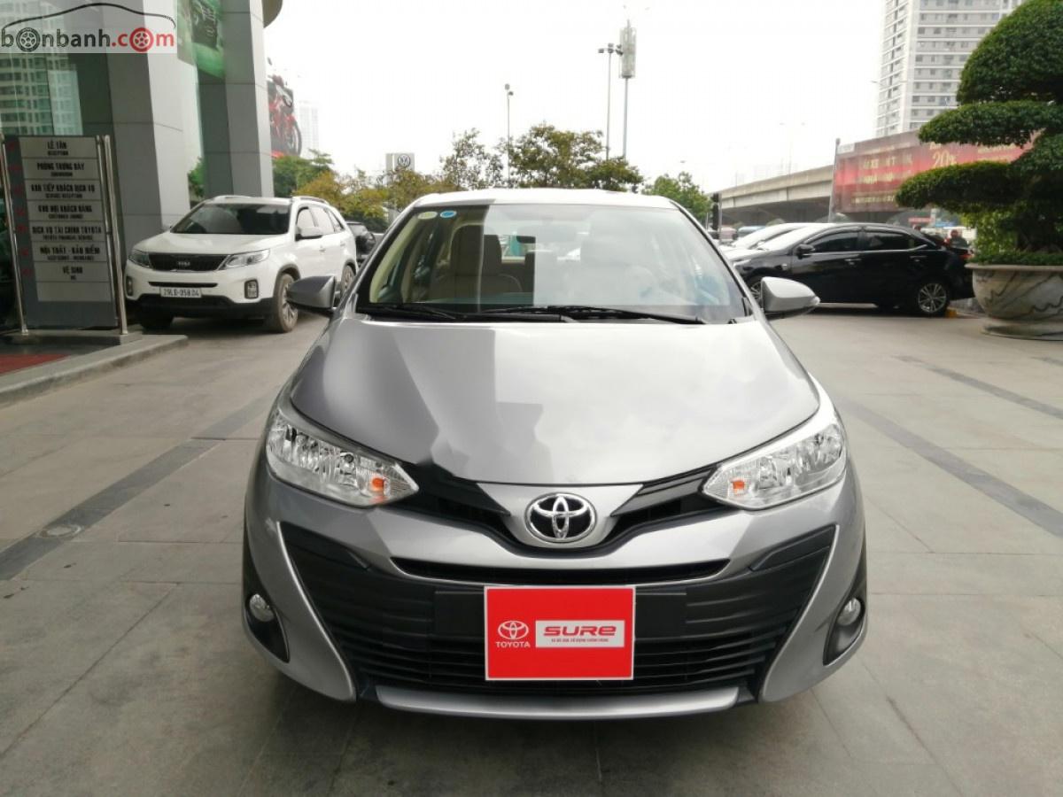 Toyota Vios 2019 - Cần bán lại xe Toyota Vios 1.5 E CVT năm 2019, màu bạc số tự động, giá chỉ 555 triệu