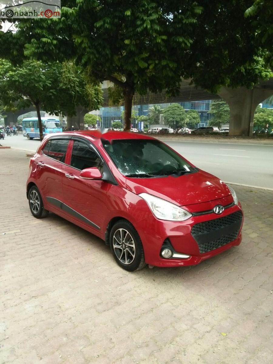 Hyundai Grand i10 2018 - Bán Hyundai Grand i10 năm sản xuất 2018, màu đỏ xe nguyên bản