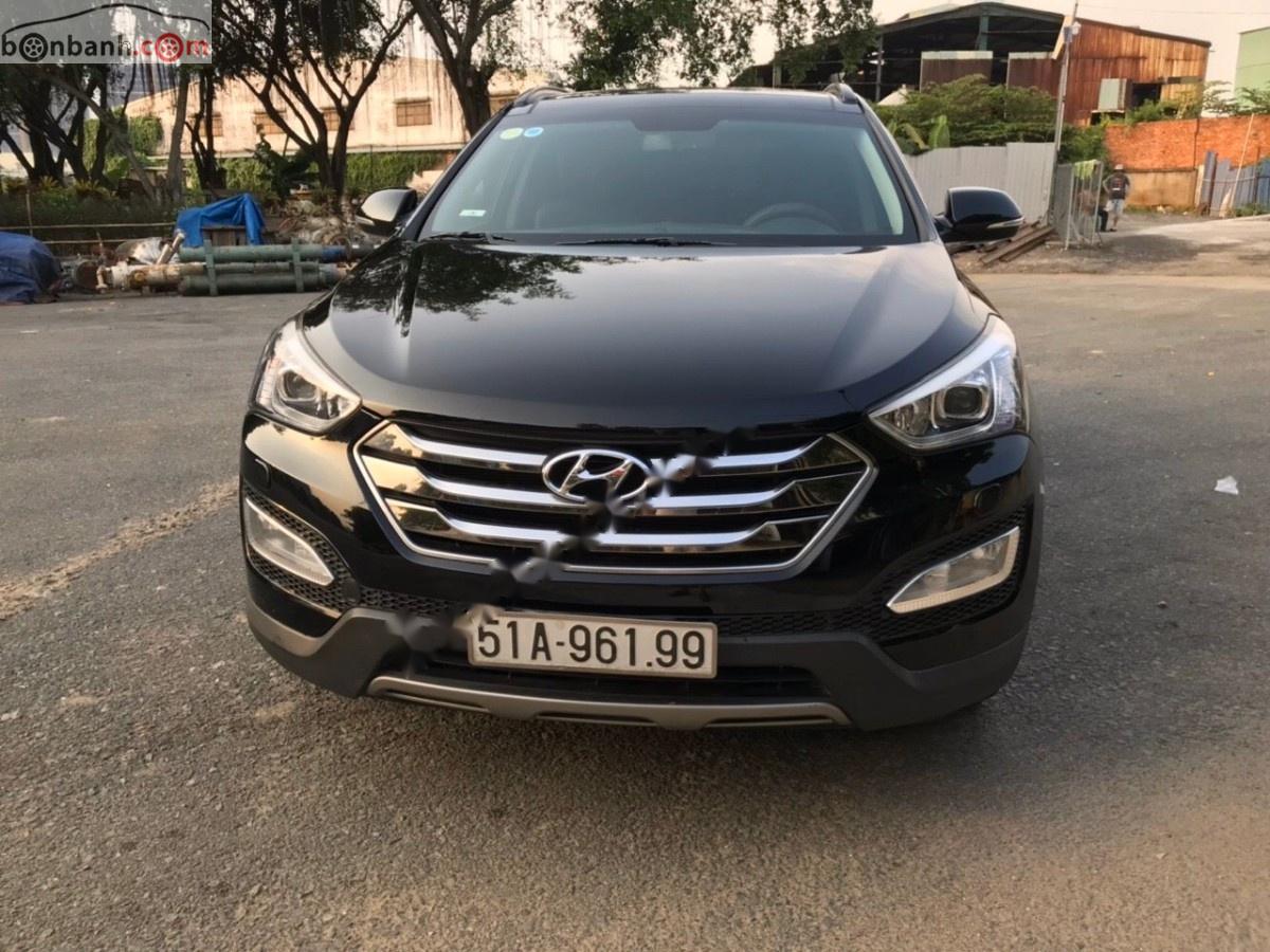 Hyundai Santa Fe 2014 - Bán Hyundai Santa Fe năm sản xuất 2014, màu đen, nhập khẩu 