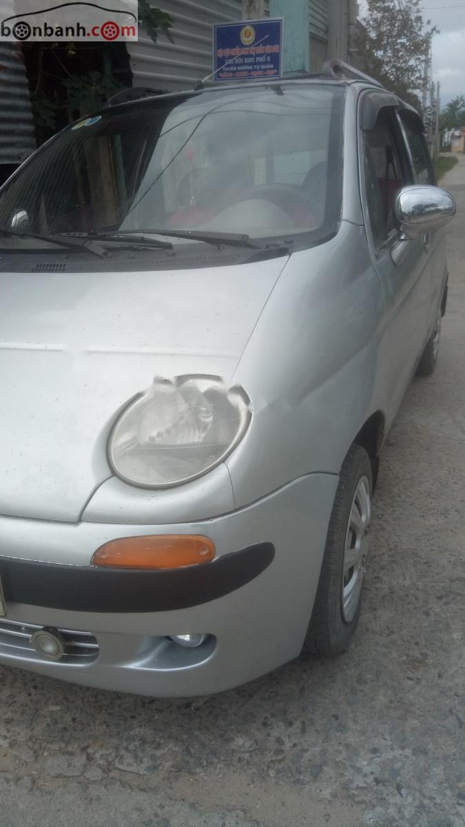 Daewoo Matiz 0.8 MT 2002 - Bán Daewoo Matiz đời 2002, màu bạc, giá rẻ