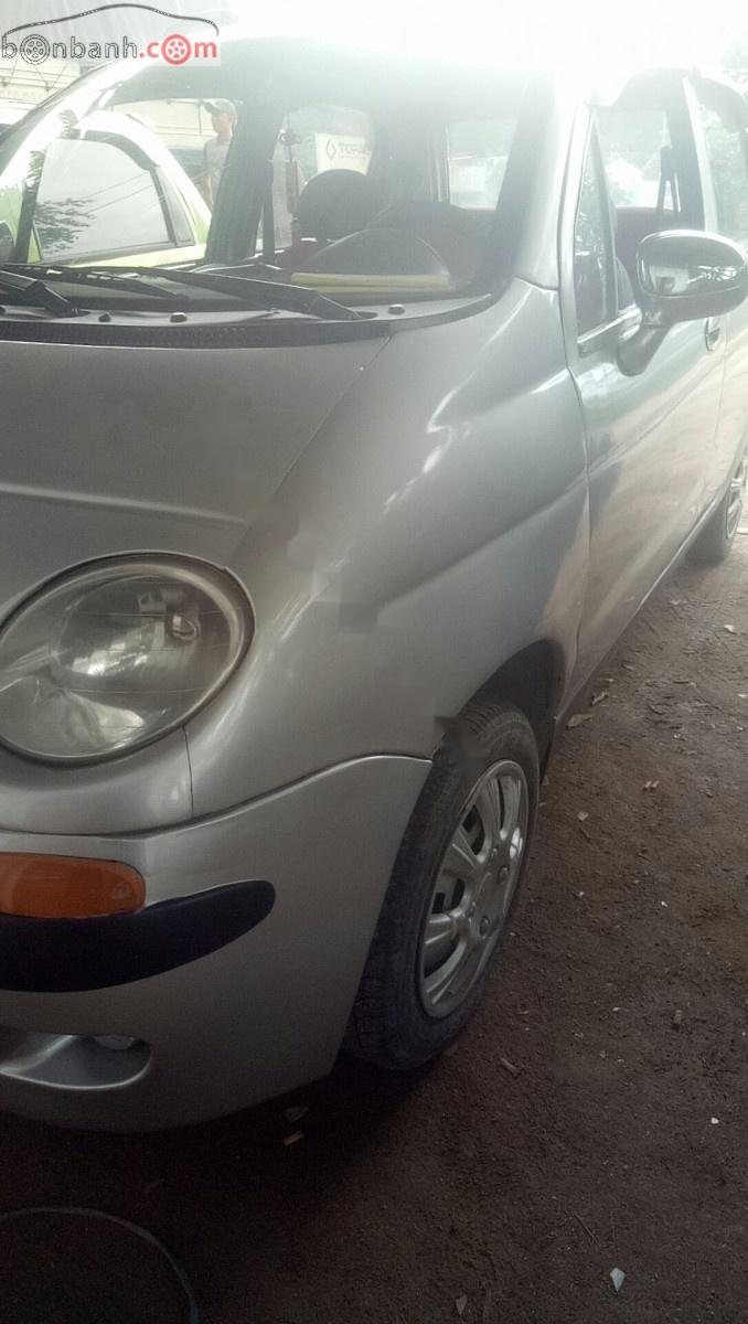 Daewoo Matiz 0.8 MT 2002 - Bán Daewoo Matiz đời 2002, màu bạc, giá rẻ