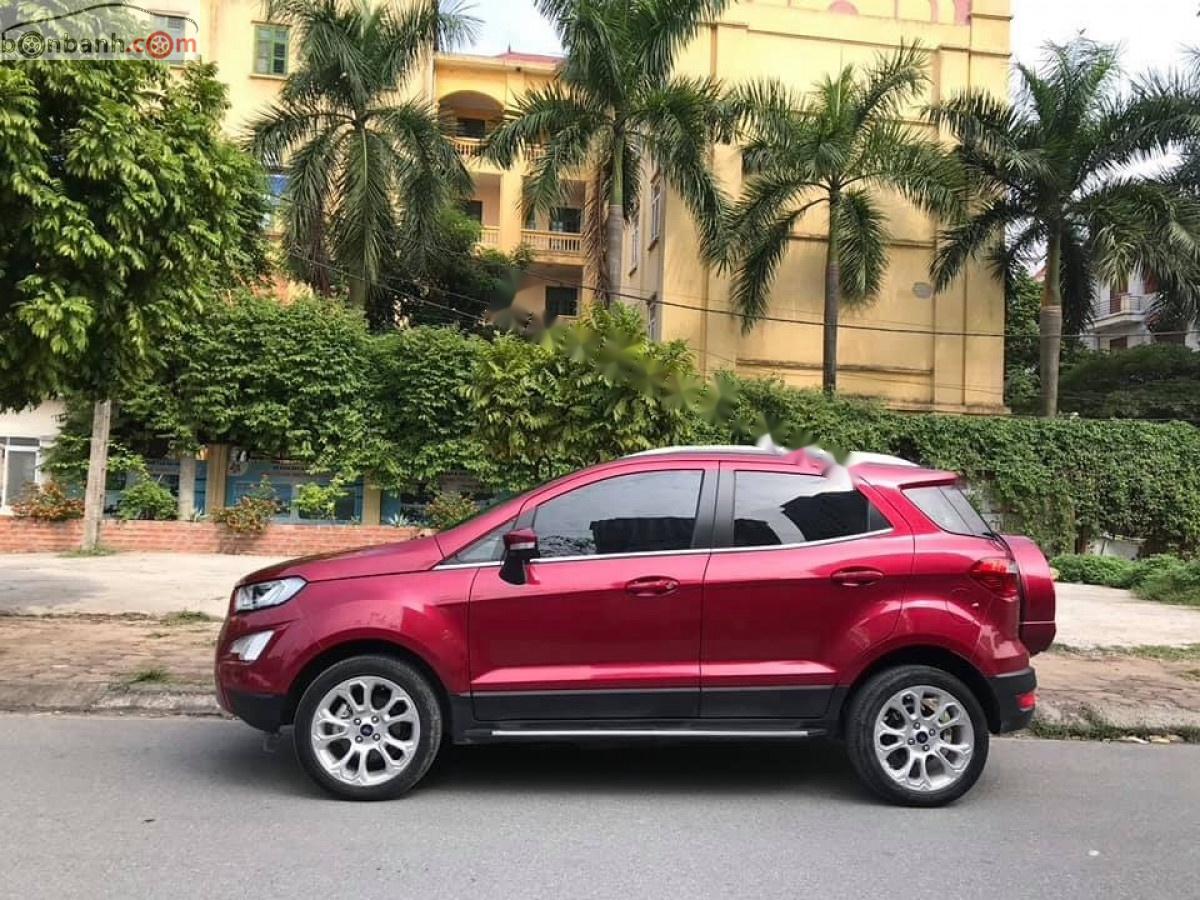 Ford EcoSport 2018 - Cần bán gấp xe cũ Ford EcoSport đời 2018, màu đỏ