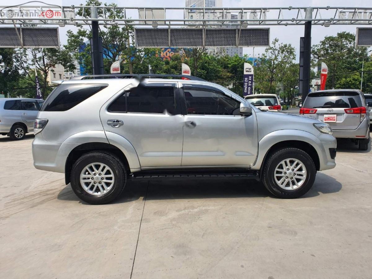 Toyota Fortuner 2013 - Cần bán Toyota Fortuner năm 2013, màu bạc xe còn mới