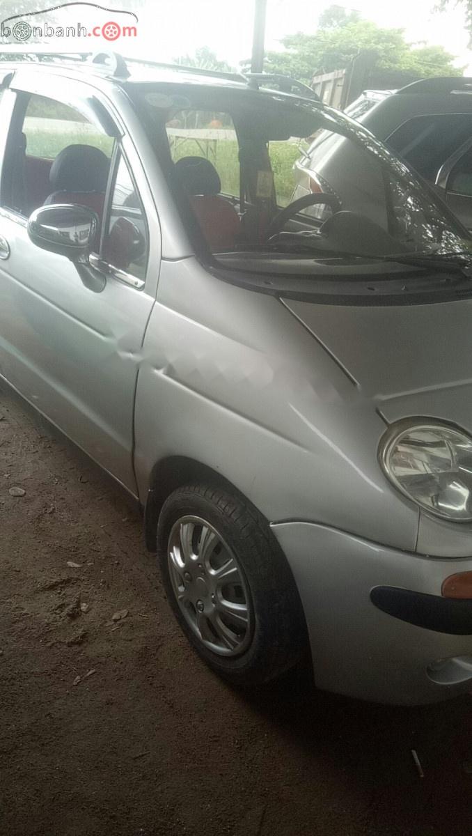 Daewoo Matiz 0.8 MT 2002 - Bán Daewoo Matiz đời 2002, màu bạc, giá rẻ