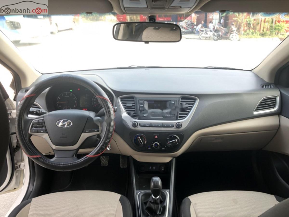 Hyundai Accent 2018 - Cần bán lại xe Hyundai Accent 1.4 MT năm sản xuất 2018, màu trắng