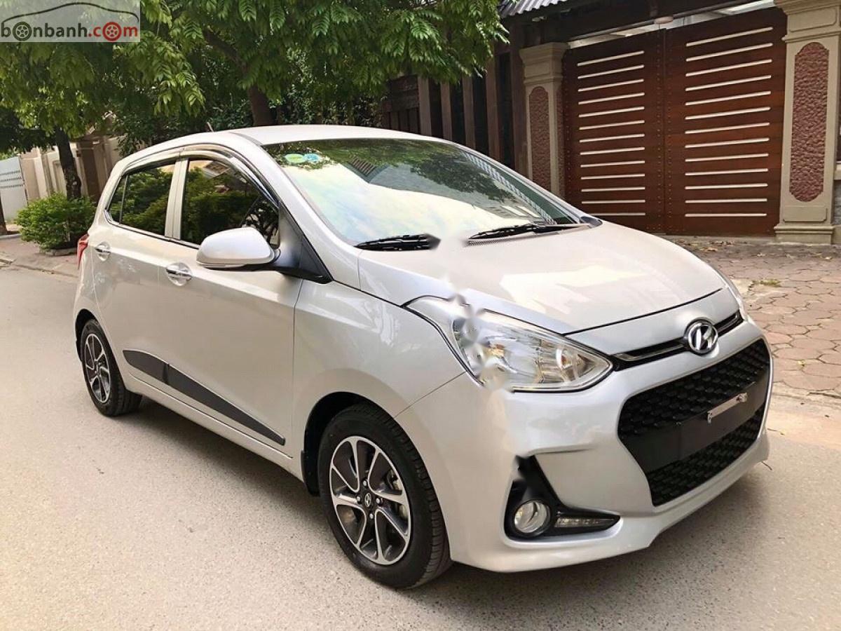 Hyundai Grand i10   1.2 AT 2019 - Bán Hyundai Grand i10 1.2 sx 2019, màu xám, nhập khẩu