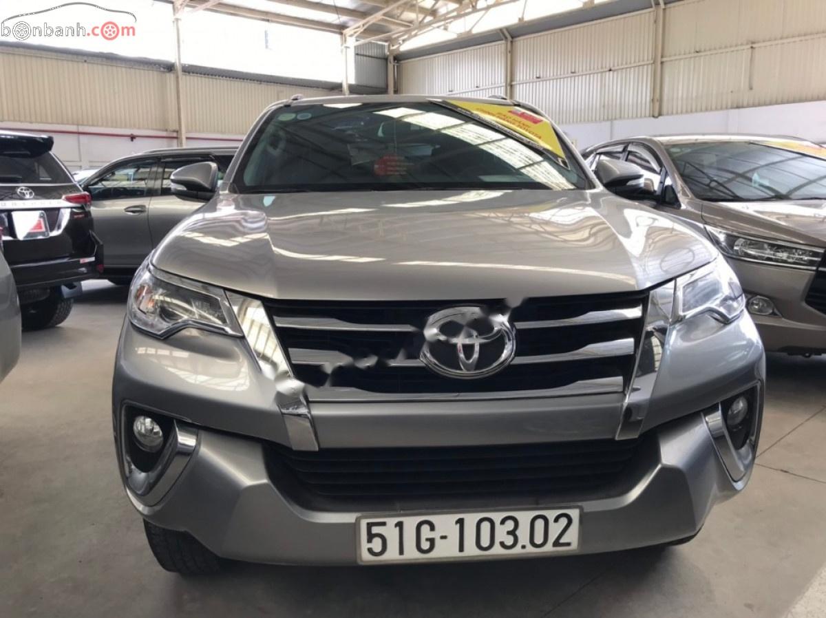 Toyota Fortuner 2017 - Cần bán gấp Toyota Fortuner V năm sản xuất 2017, màu bạc, nhập khẩu nguyên chiếc