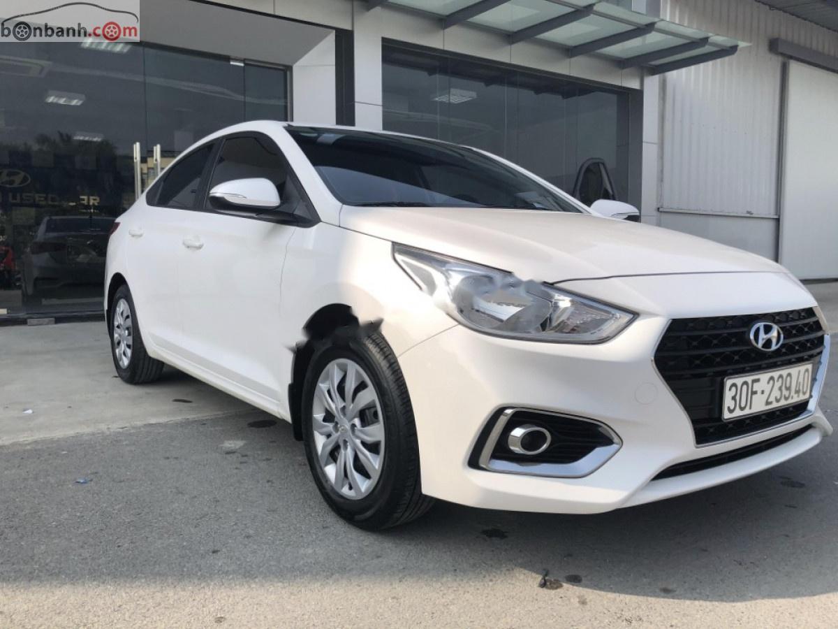 Hyundai Accent 2018 - Cần bán lại xe Hyundai Accent 1.4 MT năm sản xuất 2018, màu trắng