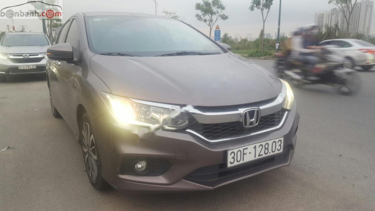 Honda City 2018 - Bán Honda City 1.5CVT năm sản xuất 2018, màu xám chính chủ, giá tốt