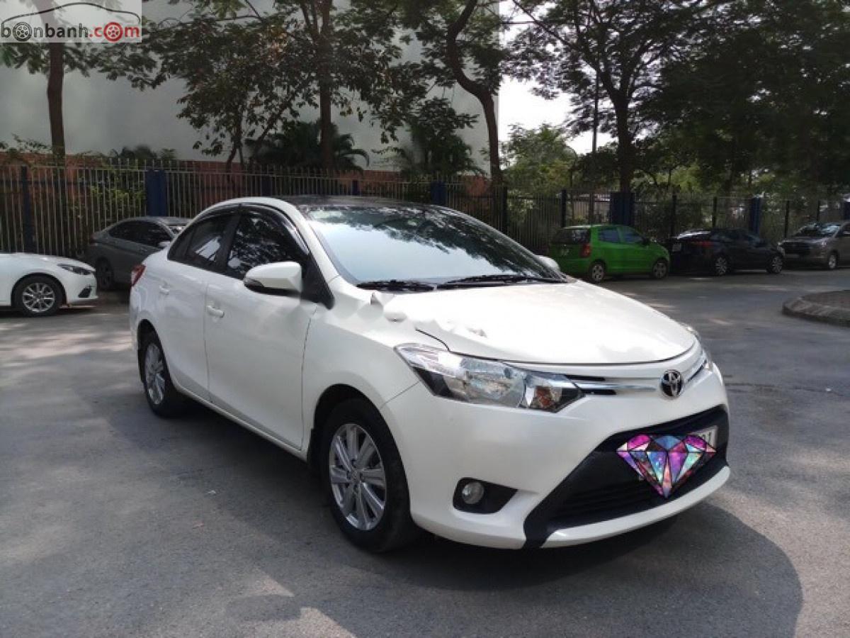 Toyota Vios 1.5AT  2016 - Bán Toyota Vios 1.5AT năm sản xuất 2016, màu trắng số tự động, giá tốt