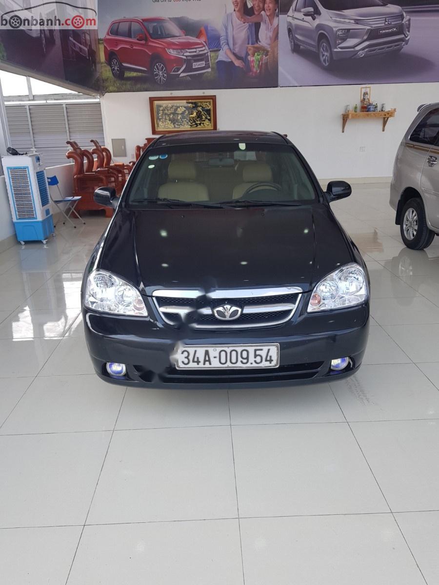 Daewoo Lacetti 2011 - Cần bán gấp Daewoo Lacetti sản xuất 2011, màu đen, 185tr