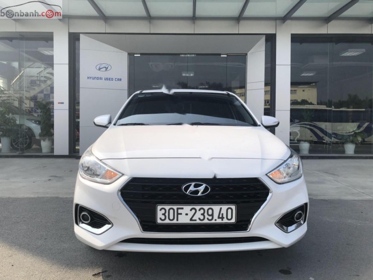 Hyundai Accent 2018 - Cần bán lại xe Hyundai Accent 1.4 MT năm sản xuất 2018, màu trắng