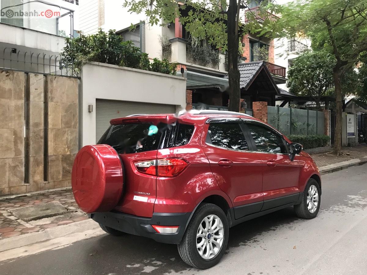 Ford EcoSport   2016 - Bán Ford EcoSport Titanium 1.5L AT 2016, màu đỏ, 505 triệu