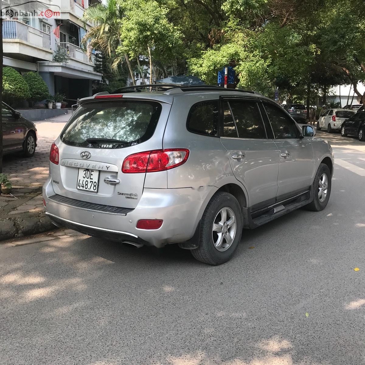 Hyundai Santa Fe 2.2 MT 2008 - Bán Hyundai Santa Fe 2.2 MT năm 2008, màu bạc, nhập khẩu  