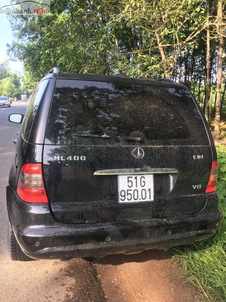 Mercedes-Benz ML Class 2004 - Bán Mercedes ML400 đời 2004, màu đen, nhập khẩu, số tự động