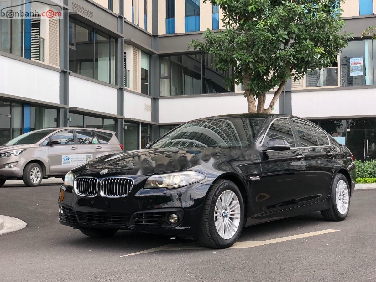 BMW 5 Series 520i 2015 - Bán ô tô BMW 5 Series đời 2015, màu đen, nhập khẩu nguyên chiếc