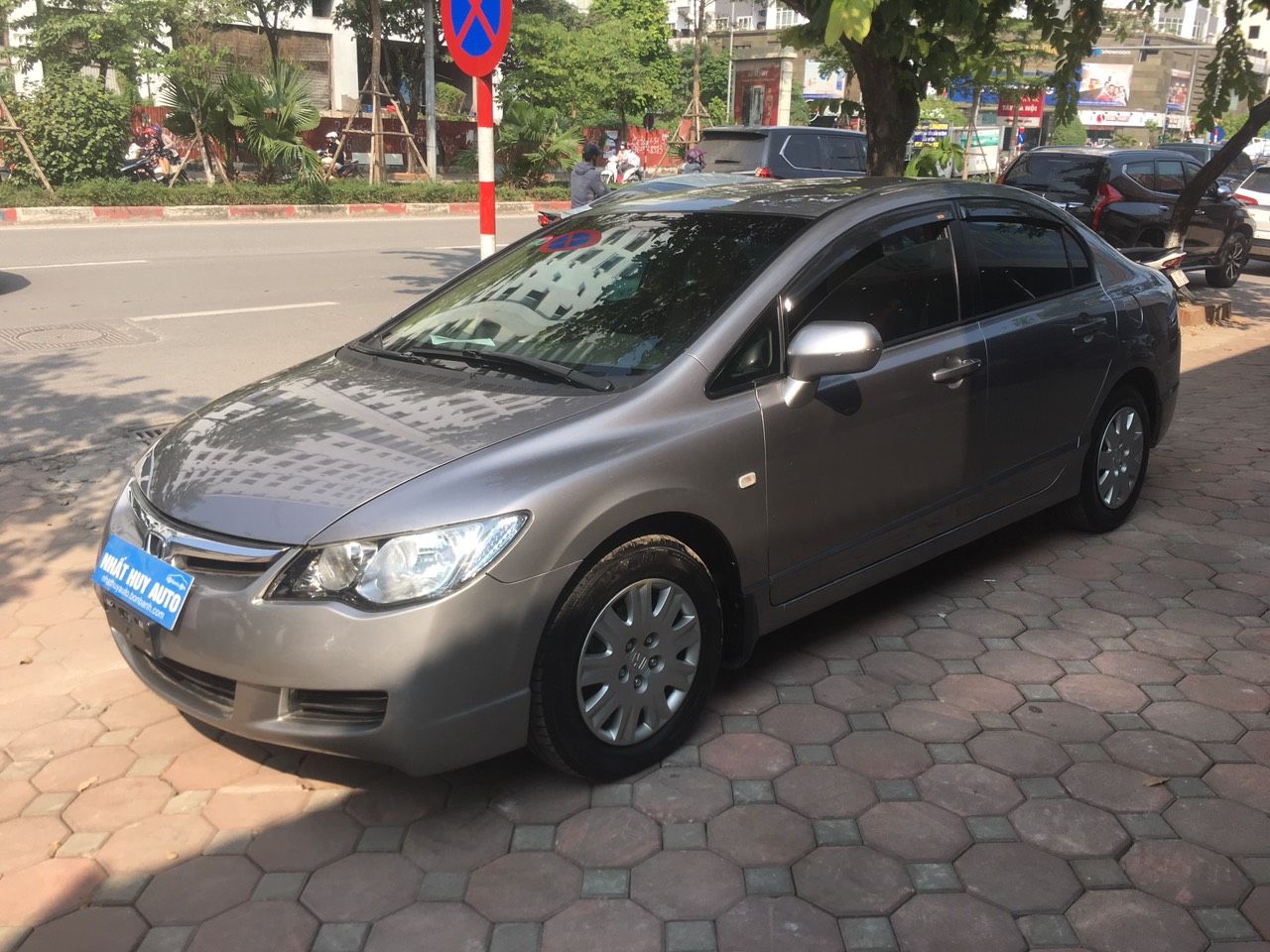 Honda Civic 2007 - Cần bán xe Honda Civic 1.8 MT đời 2007, màu xám