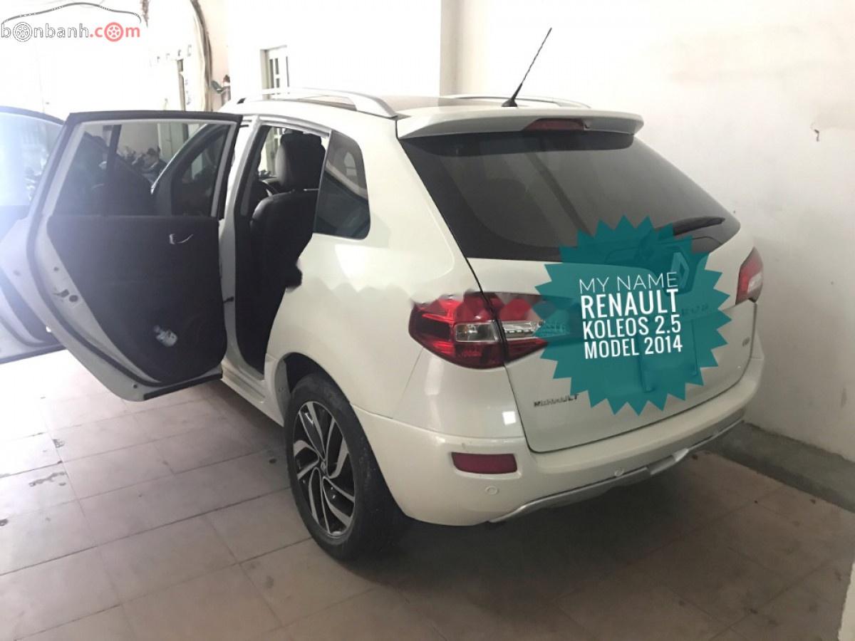 Renault Koleos 2014 - Cần bán xe Renault Koleos 2.5 AT sản xuất 2014, màu trắng, nhập khẩu