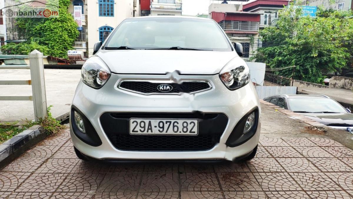 Kia Picanto 2013 - Cần bán Kia Picanto sản xuất 2013, màu bạc, giá 285tr