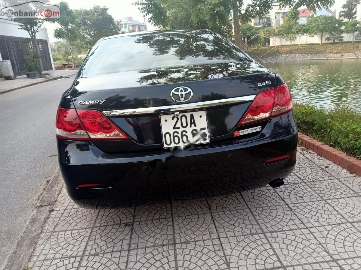 Toyota Camry 2.4G 2007 - Bán Toyota Camry 2.4G sản xuất năm 2007, màu đen