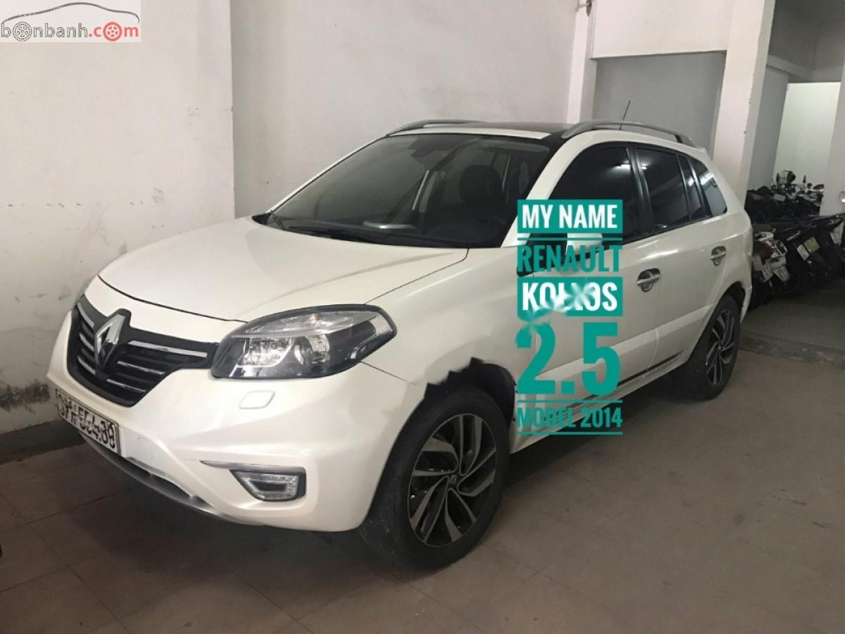 Renault Koleos 2014 - Cần bán xe Renault Koleos 2.5 AT sản xuất 2014, màu trắng, nhập khẩu