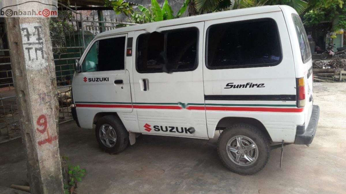 Suzuki Super Carry Van 2001 - Cần bán xe Suzuki Super Carry Van đời 2001, màu trắng xe máy nổ êm