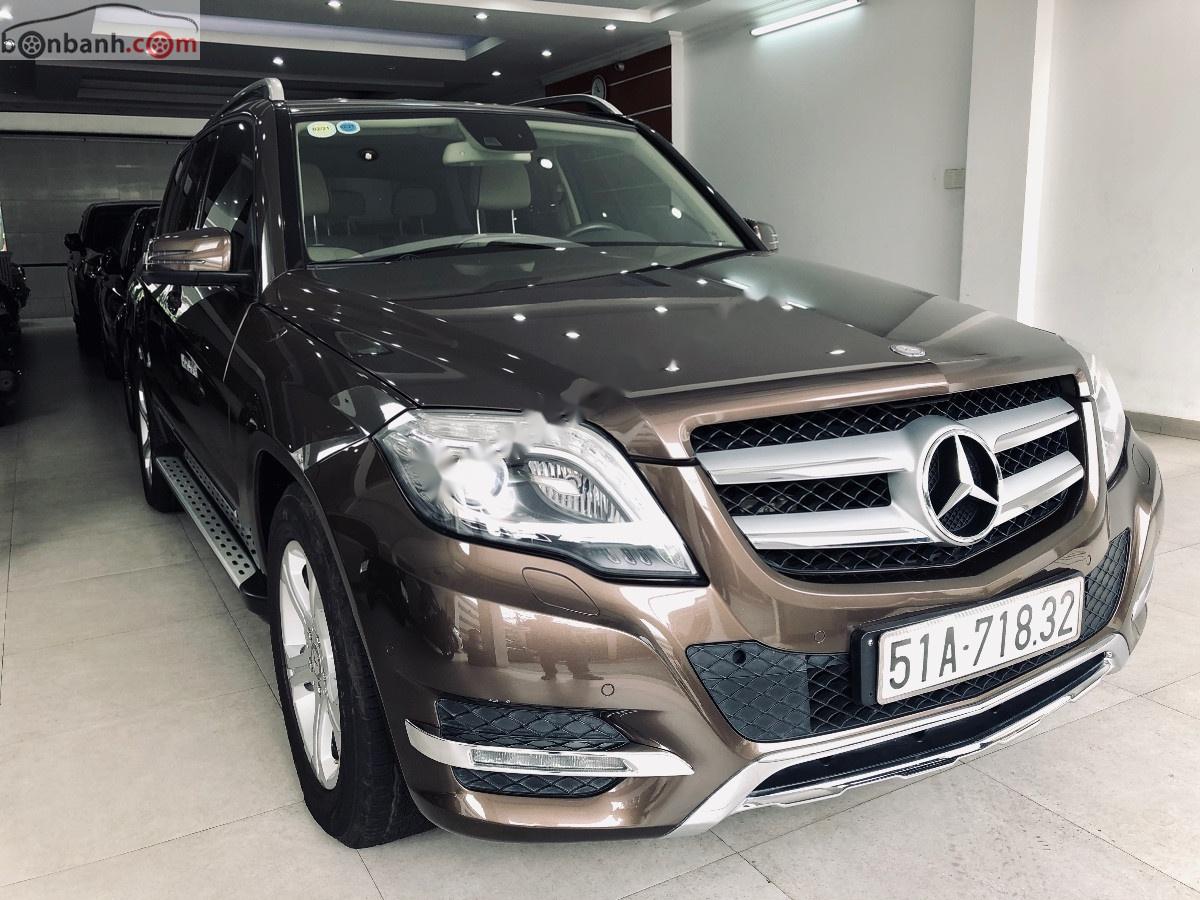 Mercedes-Benz GLK Class GLK250  2013 - Bán Mercedes GLK250 đời 2013, màu nâu, 939 triệu