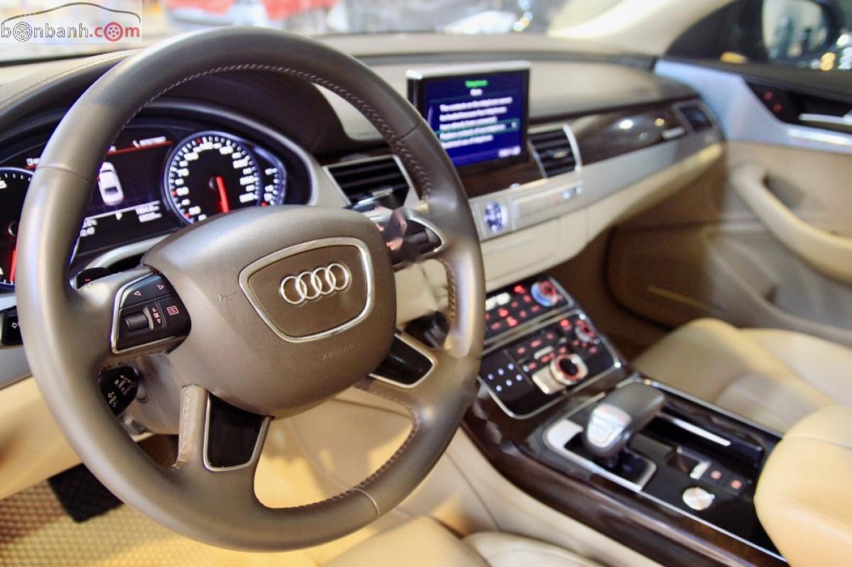 Audi A8 L V6 3.0 TFSI 2015 - Bán Audi A8 L V6 3.0 TFSI sản xuất năm 2015, màu xám, xe nhập  