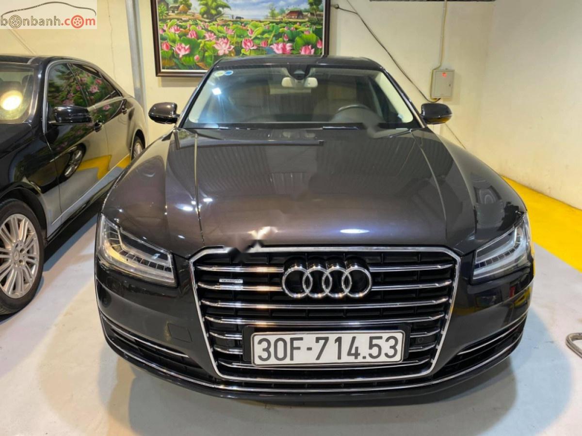 Audi A8 L V6 3.0 TFSI 2015 - Bán Audi A8 L V6 3.0 TFSI sản xuất năm 2015, màu xám, xe nhập  