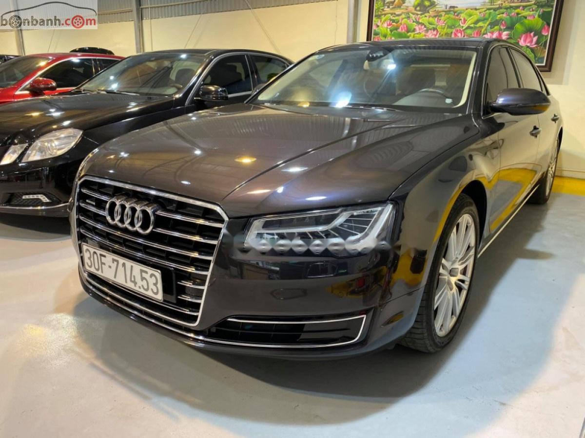 Audi A8 L V6 3.0 TFSI 2015 - Bán Audi A8 L V6 3.0 TFSI sản xuất năm 2015, màu xám, xe nhập  