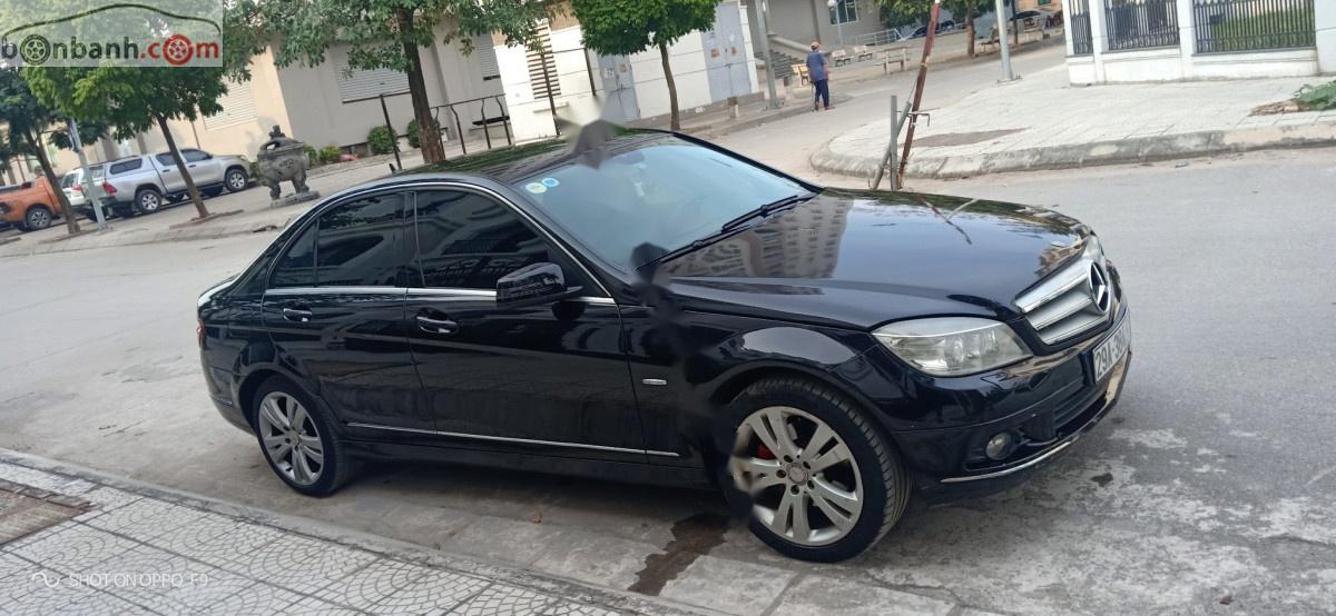 Mercedes-Benz C class   C200 Avantgarde 2007 - Cần bán gấp Mercedes C200 Avantgarde sản xuất 2007, màu đen, số tự động, 420 triệu