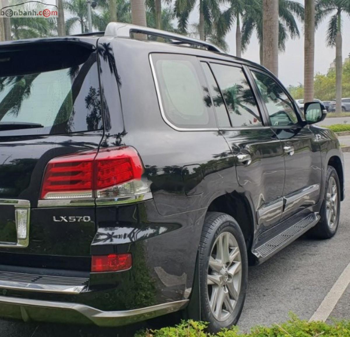 Lexus LX 2015 - Cần bán gấp Lexus LX 2015, màu đen, nhập khẩu nguyên chiếc chính hãng