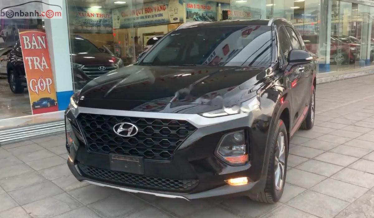 Hyundai Santa Fe 2.4AT 2019 - Bán xe cũ Hyundai Santa Fe 2.4AT sản xuất 2019, màu đen