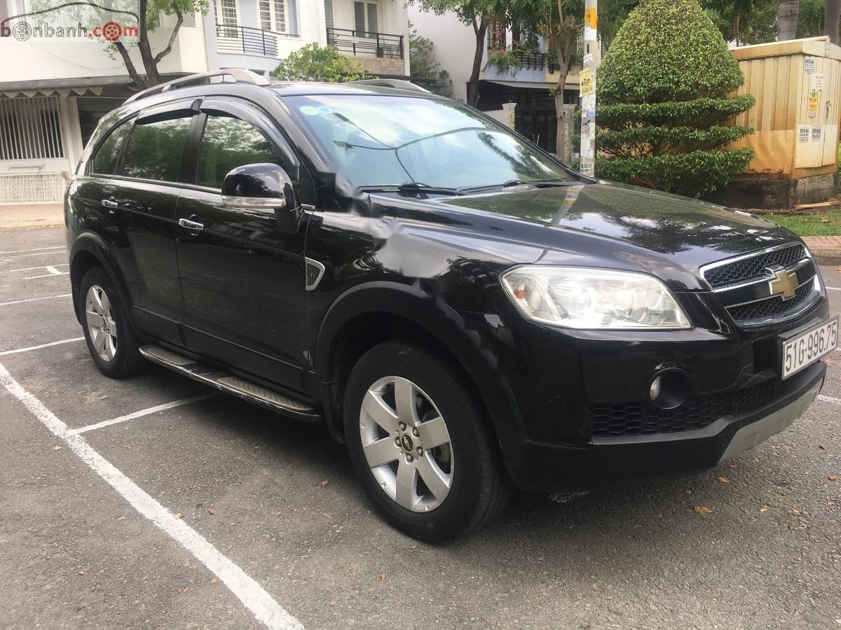 Chevrolet Captiva   2008 - Cần bán gấp Chevrolet Captiva năm sản xuất 2008, màu đen, số tự động 