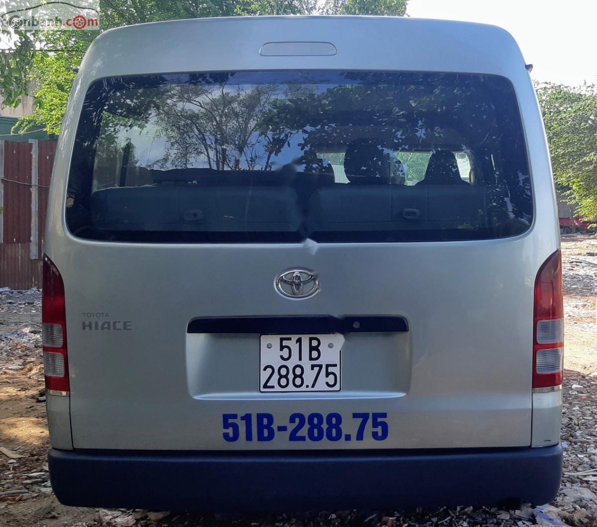 Toyota Hiace 2.5 2008 - Cần bán lại xe Toyota Hiace năm 2008, màu bạc