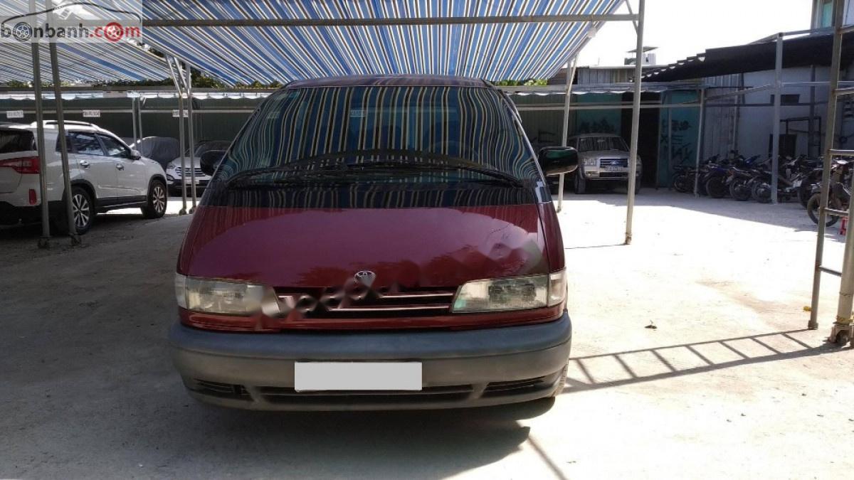 Toyota Previa 2.4 AT 1994 - Cần bán lại xe Toyota Previa 2.4AT 1994, màu đỏ, nhập khẩu  