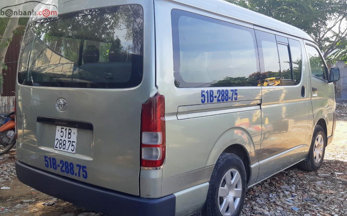 Toyota Hiace 2.5 2008 - Cần bán lại xe Toyota Hiace năm 2008, màu bạc