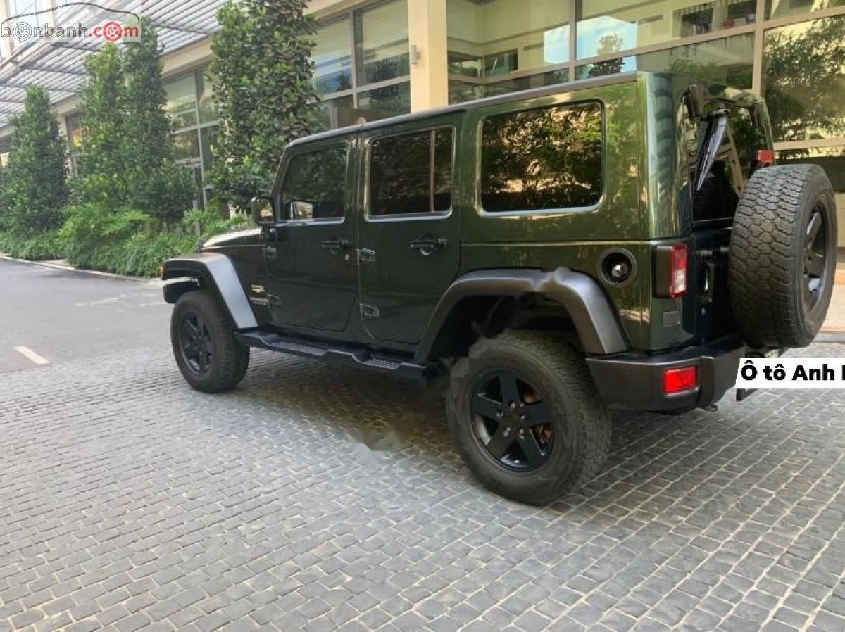 Jeep Wrangler Sahara Unlimited 2009 - Cần bán Jeep Wrangler Sahara Unlimited đời 2009, màu xanh lam, xe nhập