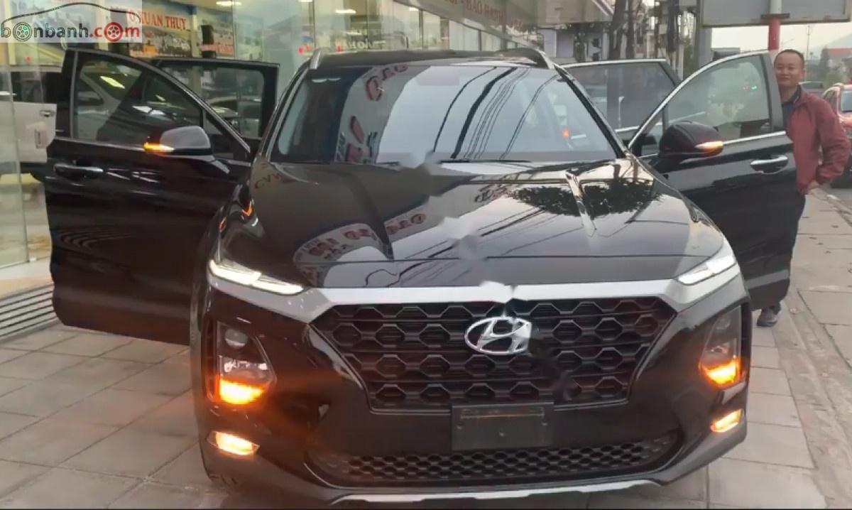 Hyundai Santa Fe 2.4AT 2019 - Bán xe cũ Hyundai Santa Fe 2.4AT sản xuất 2019, màu đen