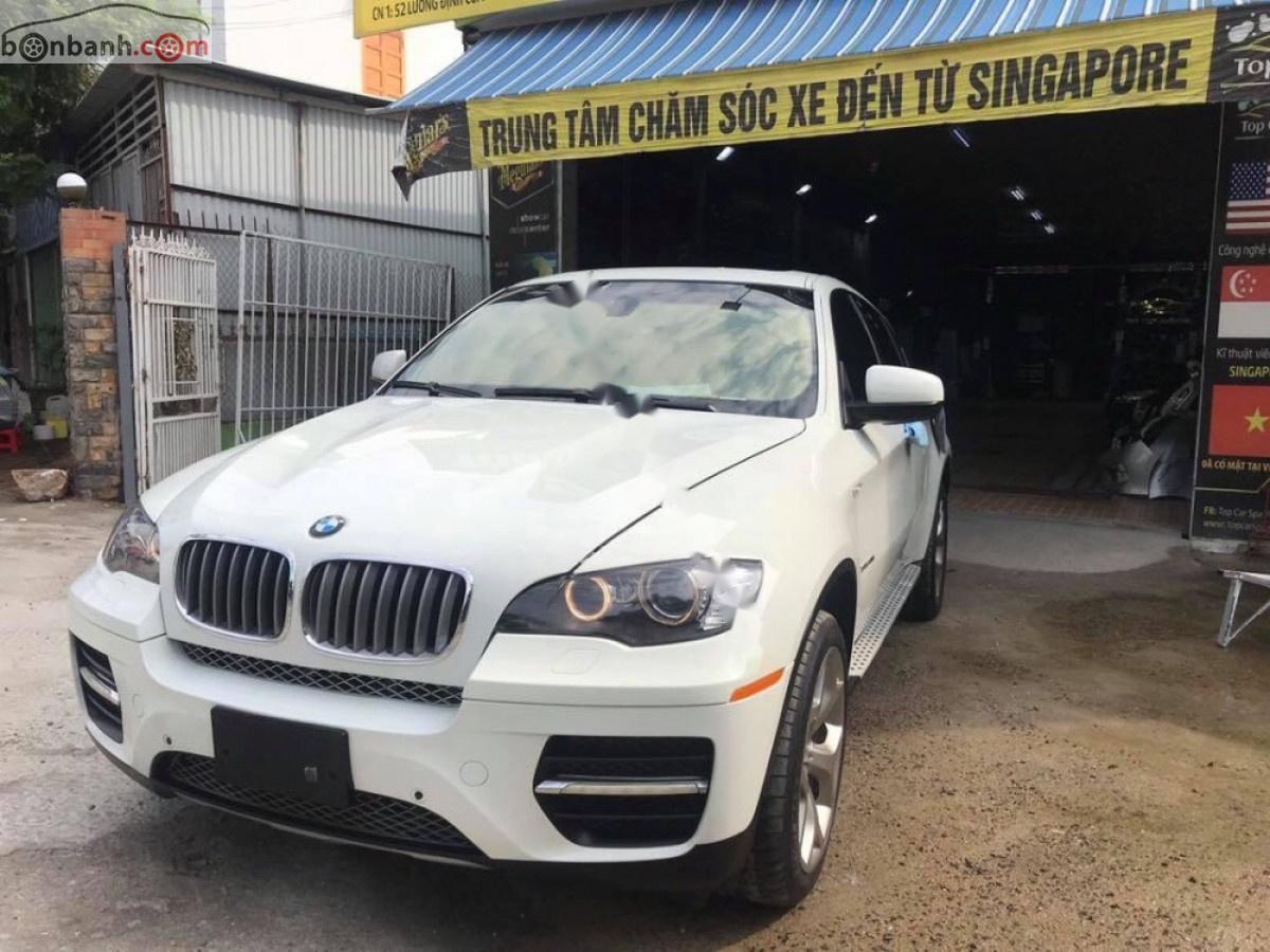 BMW X6   2009 - Bán BMW X6 đời 2009, màu trắng, nhập khẩu 