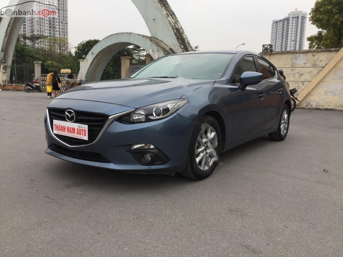 Mazda 3 1.5 AT 2016 - Cần bán Mazda 3 1.5AT đời 2016, màu xanh lam, 579 triệu