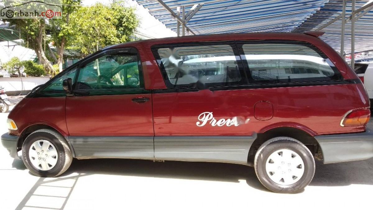 Toyota Previa 2.4 AT 1994 - Cần bán lại xe Toyota Previa 2.4AT 1994, màu đỏ, nhập khẩu  