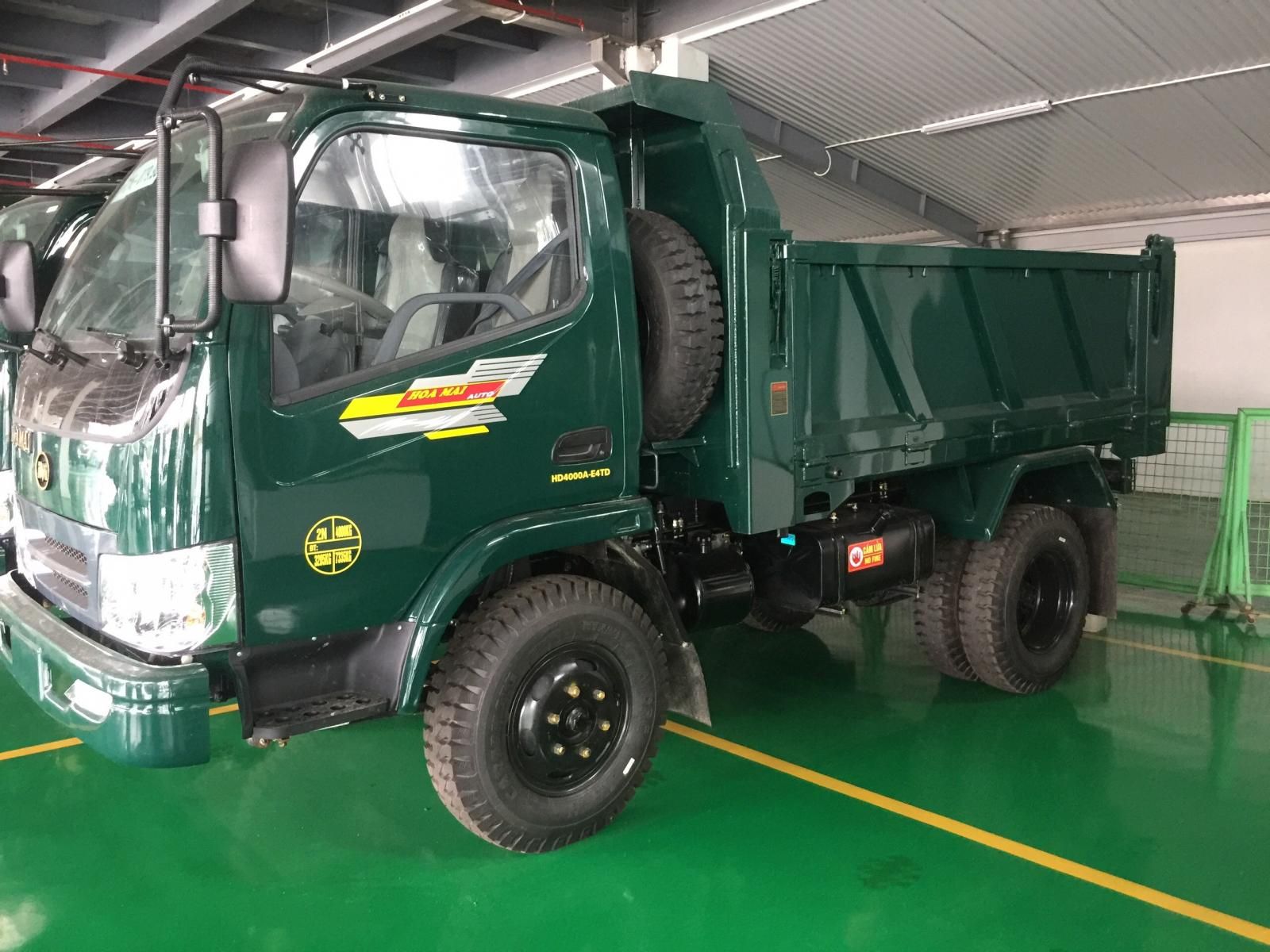 Xe tải 2,5 tấn - dưới 5 tấn 2019 - Xe tải Hoa Mai đời 2019, 3 tấn, màu xanh, giá cạnh tranh