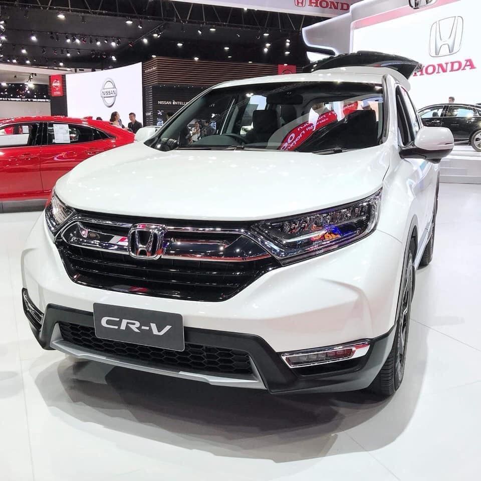 Honda CR V L  2019 - Honda ô tô Long Biên - Xả kho cuối năm chiếc xe Honda CR V 1.5L đời 2019, màu trắng - Giao nhanh toàn quốc