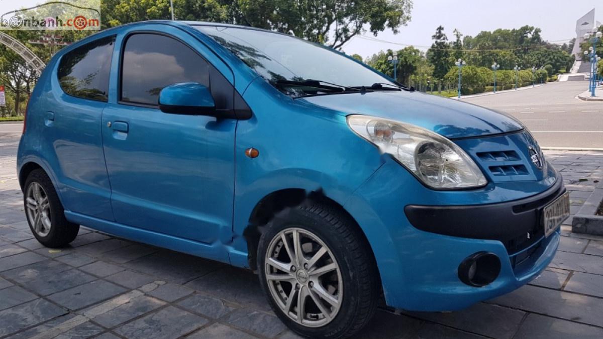 Nissan Pixo   2010 - Bán Nissan Pixo 1.0 AT sản xuất năm 2010, màu xanh lam, nhập khẩu  