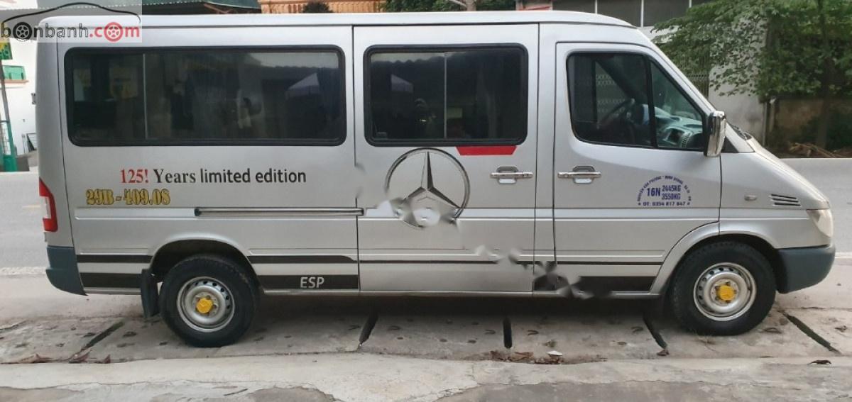 Mercedes-Benz Sprinter 2.2 2010 - Cần bán Mercedes 2.2 sản xuất năm 2010, màu bạc