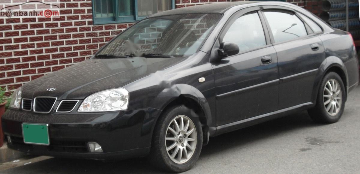 Daewoo Lacetti 2004 - Bán ô tô Daewoo Lacetti đời 2004, màu đen, xe nhập chính hãng