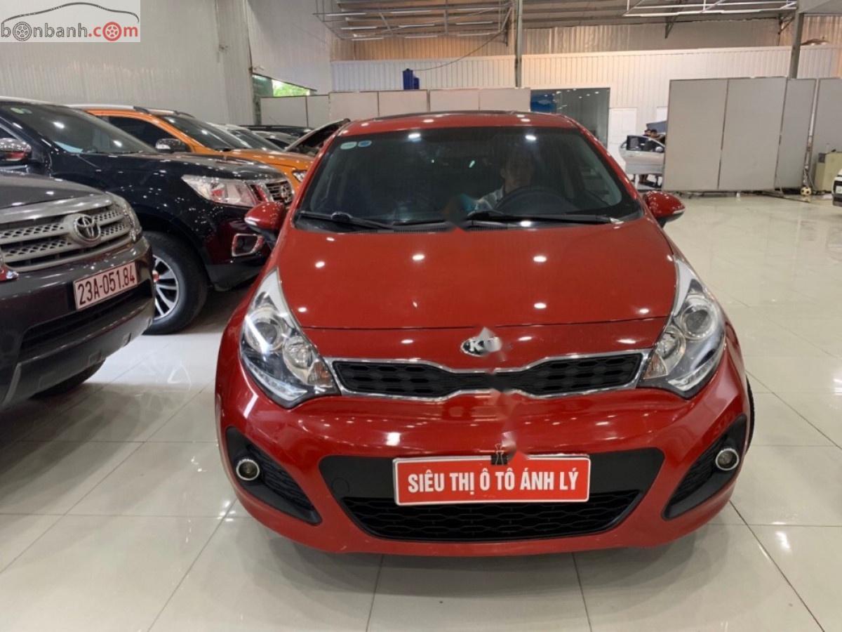 Kia Rio   2013 - Bán Kia Rio 1.4 AT năm sản xuất 2013, màu đỏ, nhập khẩu  